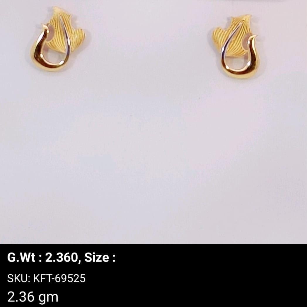 Buy quality 916 hallmark gold Earrings in Mumbai